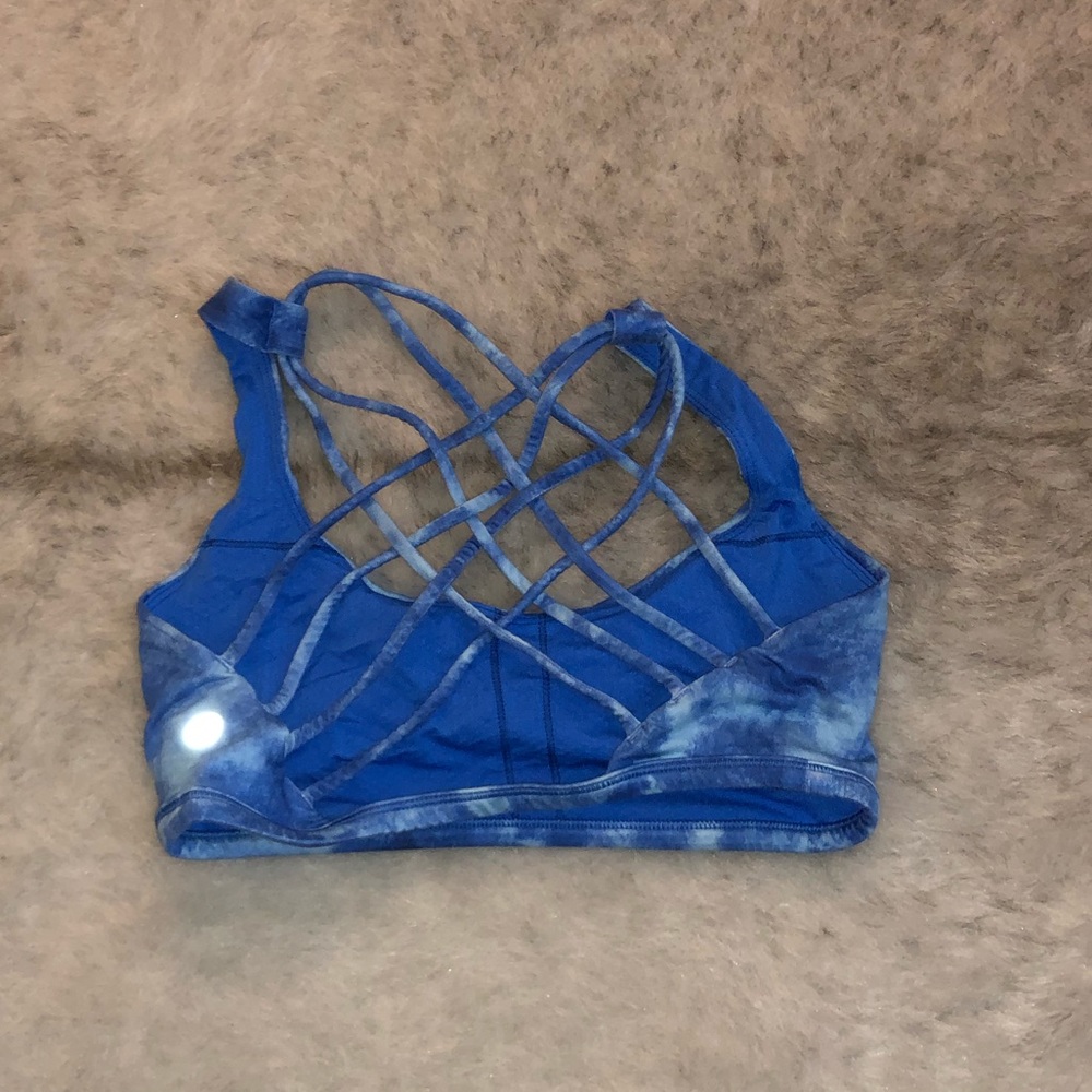 Blue Tie Dye Sportsbra by Lululemon - Picture 2 of 2